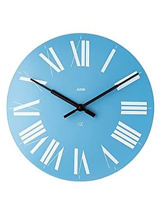 Alessi-abi11 Y Dotty Uhr Türkis Blau Rrp £ 78 Wanduhr 20cm Durchmesser 