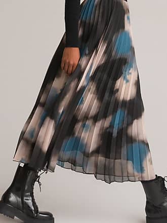 Fracomina Spitzenrock schwarz-nude Allover-Druck Elegant Mode Röcke Spitzenröcke 