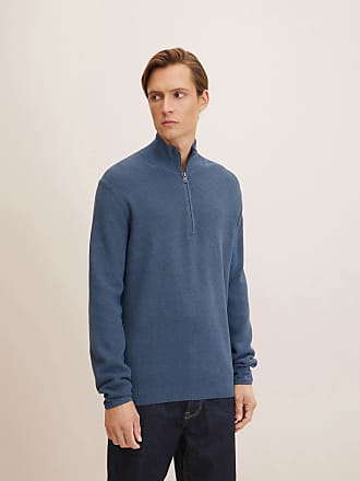 Troyer blau Casual-Look Mode Pullover Troyer 