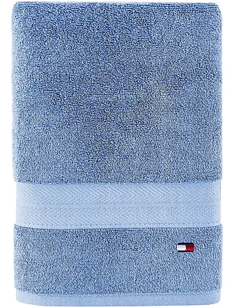 Calvin Klein Grindle Logo Band Printed 1 Piece Terry Hand Towel - 18 x 32  Inches, 100% Cotton 500 GSM (Teal)