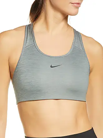 Nike Swoosh Women s Medium-Support Padded Zip-Front Sports Bra, Grey, Small  : : Clothing, Shoes & Accessories