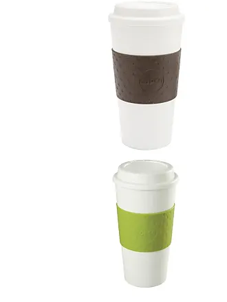 Copco Iconic Double Wall Insulated Travel Desk Mug with Lid Handle