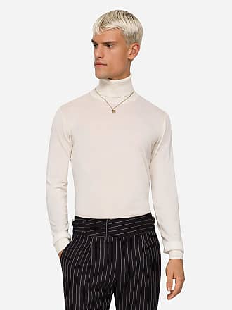 Dolce & Gabbana Kaschmir Pullover hoher kragen aus kaschmir in Braun für Herren Herren Bekleidung Pullover und Strickware Rollkragenpullover 