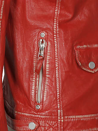 | Shoppen: Rot zu Stylight −50% in Damen-Bikerjacken bis