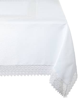 White 70 x 120 Violet Linen Elegant Premium Damask Design Tablecloths 