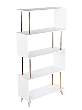  Sagebrook Home 20 Mounted Wall Shelf with Hooks - Contemporary  Rustic Glam White and Gold Metal and Wood Decorative Storage Shelf with 5  Hooks for Home or Office : Home & Kitchen