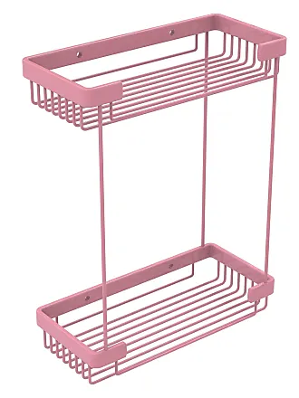 Rectangular Combination Shower Basket - Pink - Allied Brass
