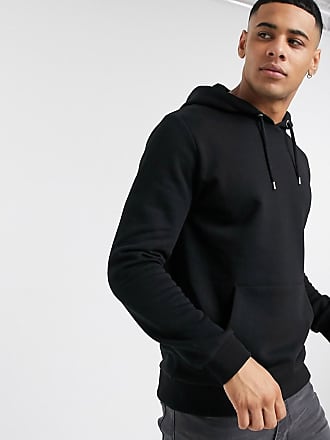 asos black hoodie mens