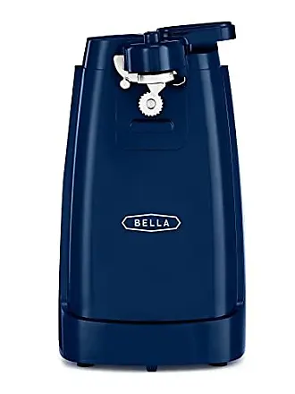  BELLA Electric Can Opener and Knife Sharpener, Multifunctional  Jar and Bottle Opener with Removable Cutting Lever and Cord Storage,  Stainless Steel Blade, Black : Home & Kitchen