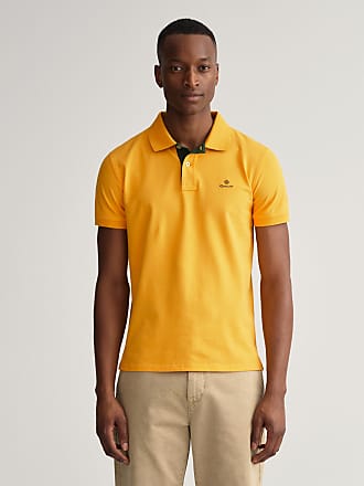 Emporio Armani Baumwolle GELB BAUMWOLLE POLOSHIRT in Gelb für Herren Herren Bekleidung T-Shirts Poloshirts 