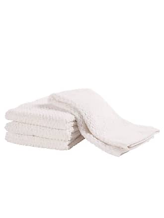 at Home Set of 4 White Bar Mop Kitchen Towels
