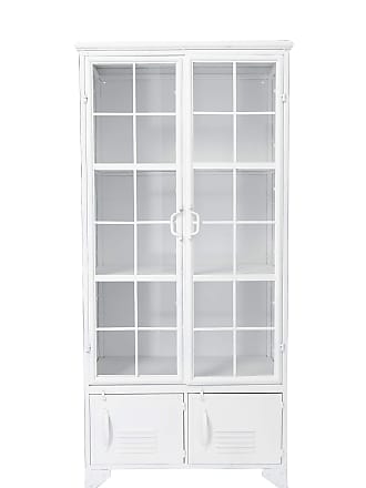Showcases Dining Room In White 26, Pacific Stackable Sliding Glass Doors Cabinet Antique White Tms