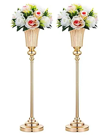 2Pcs/10Pcs Eiffel Tower Slim Glass Flower Vase for Party Wedding Decoration