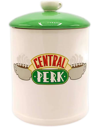 Lemon Drop Boston International Ceramic Cannister with Lid 4.75 x 7.5-Inches 