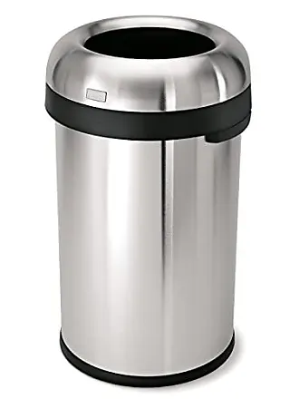 Toter SSC25-00BLU Slimline Blue 25 Gallon Square Trash Can