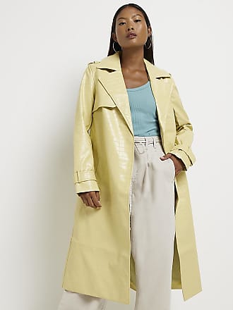 yellow maxi coats