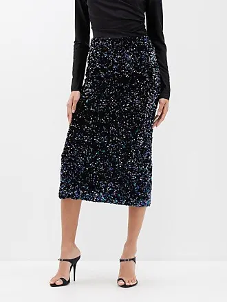 Commando Sequin Midi Skirt in Black