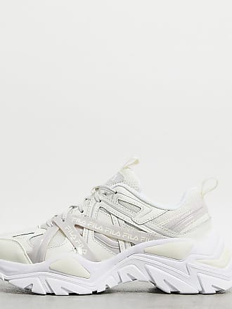 fila hypercube trainers in off white