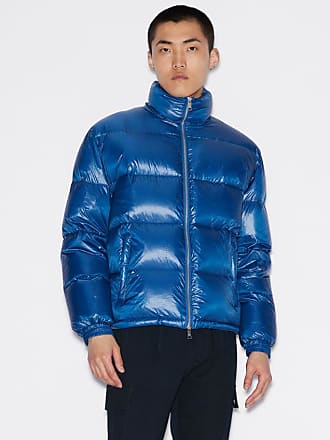 armani exchange down padded jacket with hood