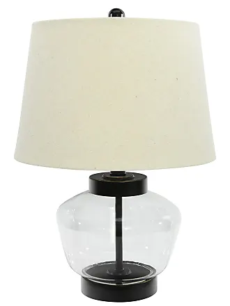 DF0594 by Creative Co-op - Mango Wood Table Lamp with Jute Shade