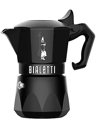  Bialetti - New Brikka, Moka Pot, the Only Stovetop Coffee  Maker, 2 Cups (3.38 Oz), Aluminum and Black & Smart Coffee Jar: Made in  Glass to Preserve the Aroma of the