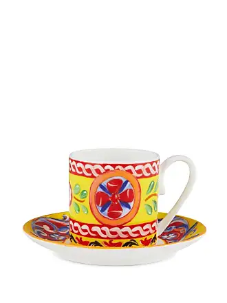 Bruntmor 6 Count Christmas Themed Espresso Cups & Saucers Set, 6