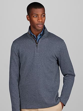 Sawrey Half Zip - Blue Navy Print