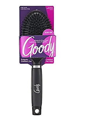  Goody Total Texture Edge Brush - Flexible Nylon Bristles for  Precise Styling - Wide and Fine Tooth Combs for a 3-in-1 Hair Accessories  for Women and Girls - Non-Slip Grip 