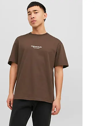 Jack Jones Tshirts Homme De Couleur Marron 2053578-marron - Modz