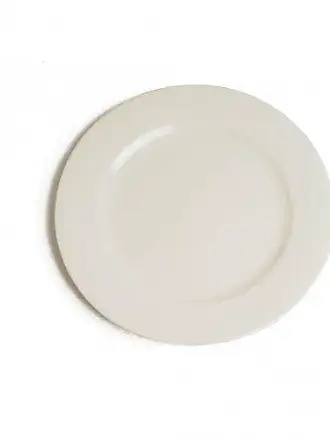 Assiette plate Roma porcelaine blanche D 26 cm