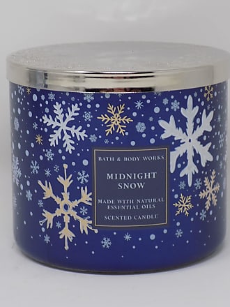 BATH BODY WORKS SNOWED IN SCENTED CANDLE 3 WICK 14.5 OZ WHITE BARN JUNIPER LARGE 