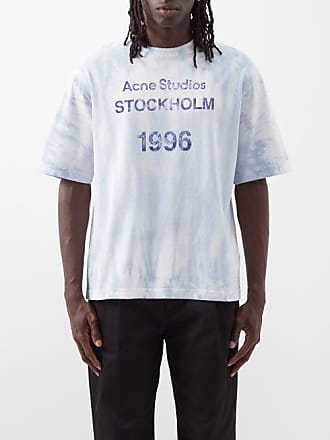Save 19% Mens T-shirts Acne Studios T-shirts for Men White Acne Studios Cotton Logo-print T-shirt in Blue 