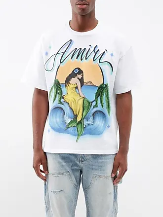 Latest & Stylish Unisex Amiri Printed Half Sleeves T-shirt | Unisex Regular  fit Premium Casual Wear Round Neck Tshirts