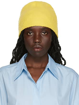 womens mustard beanie hat