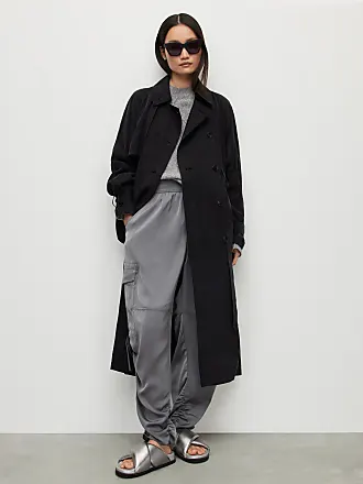 Qiaocaity Fall and Winter Fashion Long Trench Coat, Womens Fall
