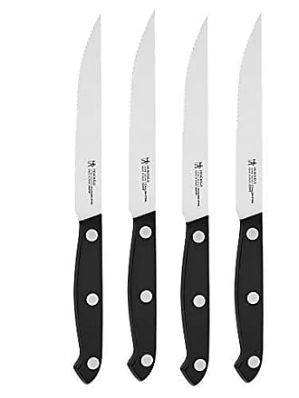 Henckels Forged Accent Set of 4 Steak Knife Set, German Engineered Informed  by 100+ Years of Mastery, White