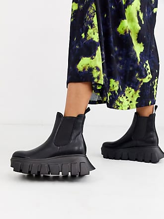 lamoda black platform chunky boots