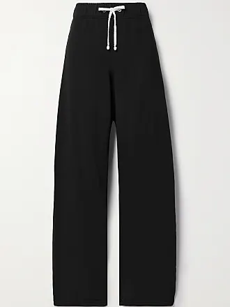 Les Tien, Eazy Cotton-jersey Track Pants, Black, x  small,small,medium,large,x large