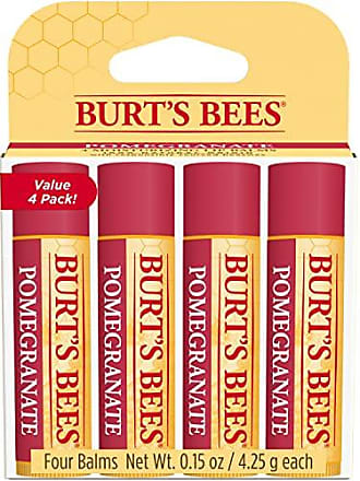 Burt's Bees Lip Balm Stocking Stuffers, Moisturizing Lip Care Holiday Gift,  100% Natural, Original Beeswax with Vitamin E & Peppermint Oil (4 Pack)