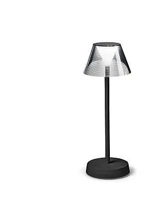 Lampada a led da tavolo ricaricabile senza fili nera IDEAL LUX