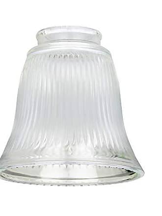 weiß Westinghouse Lighting Westinghouse Lampenschirm 19,1 cm aus bernsteinfarbenem Scavo-Rauchglas Glas 25.1 x 25.1 x 11.51 cm Pilzform 