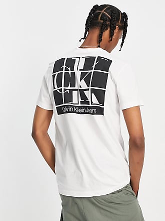 ahorra un 14 % Jeans Mirror Logo Slim Fit tee Camiseta Calvin Klein de Denim de color Negro para hombre Hombre Ropa de Vaqueros de Vaqueros tapered 