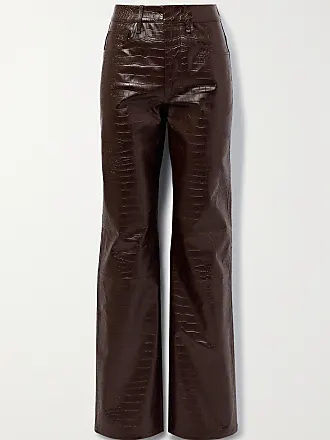 Sydney Wide Leather Pants - Beige – The Frankie Shop