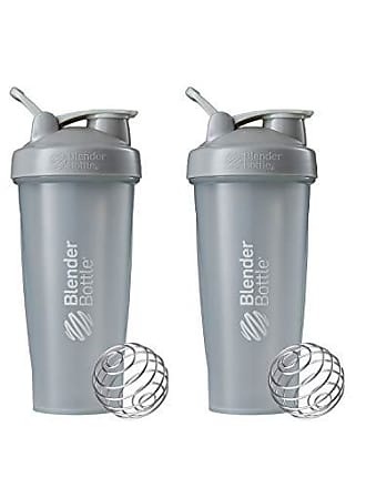 BlenderBottle 2-in-1 Shaker Bottle and Straw Cleaning Brush, 1 Pack,Gray &  Shaker Bottle Pro Series Perfect for Protein Shakes and Pre Workout