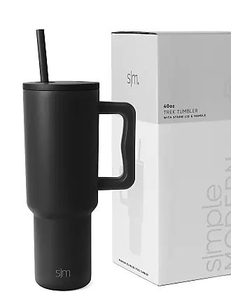 Simple Modern 40 oz Tumbler with Handle and Straw Lid, Insulated Reusable  Stainless Steel Water Bottle Travel Mug Cupholder Use, Gifts for Women Men  Him Her, Trek Collection, 40oz