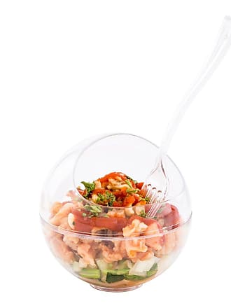 Restaurantware Asporto 16 Ounce Salad Lunch Containers, 100 With Lid And  Fork Salad Cups - Sipping Hole, Includes Heart Plug, Clear Plastic Lunch On