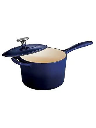  Tramontina Covered Oval Dutch Oven Enameled Cast Iron 5.5-Quart  Gradated Cobalt, 80131/077DS: Home & Kitchen