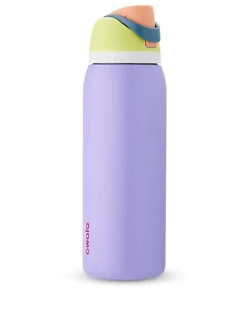  Owala Stainless Steel Triple Layer Insulated Travel Tumbler  with Spill Resistant Lid, Straw, and Carry Handle, BPA Free, 40 oz, Purple  (Bunny Hop) : Home & Kitchen