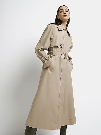 discount 44% WOMEN FASHION Coats Trench coat Basic Tintoretto Trench coat Beige XL 