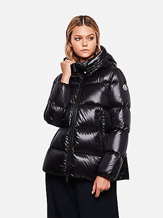 moncler panelled jersey and quilted shell down jacket